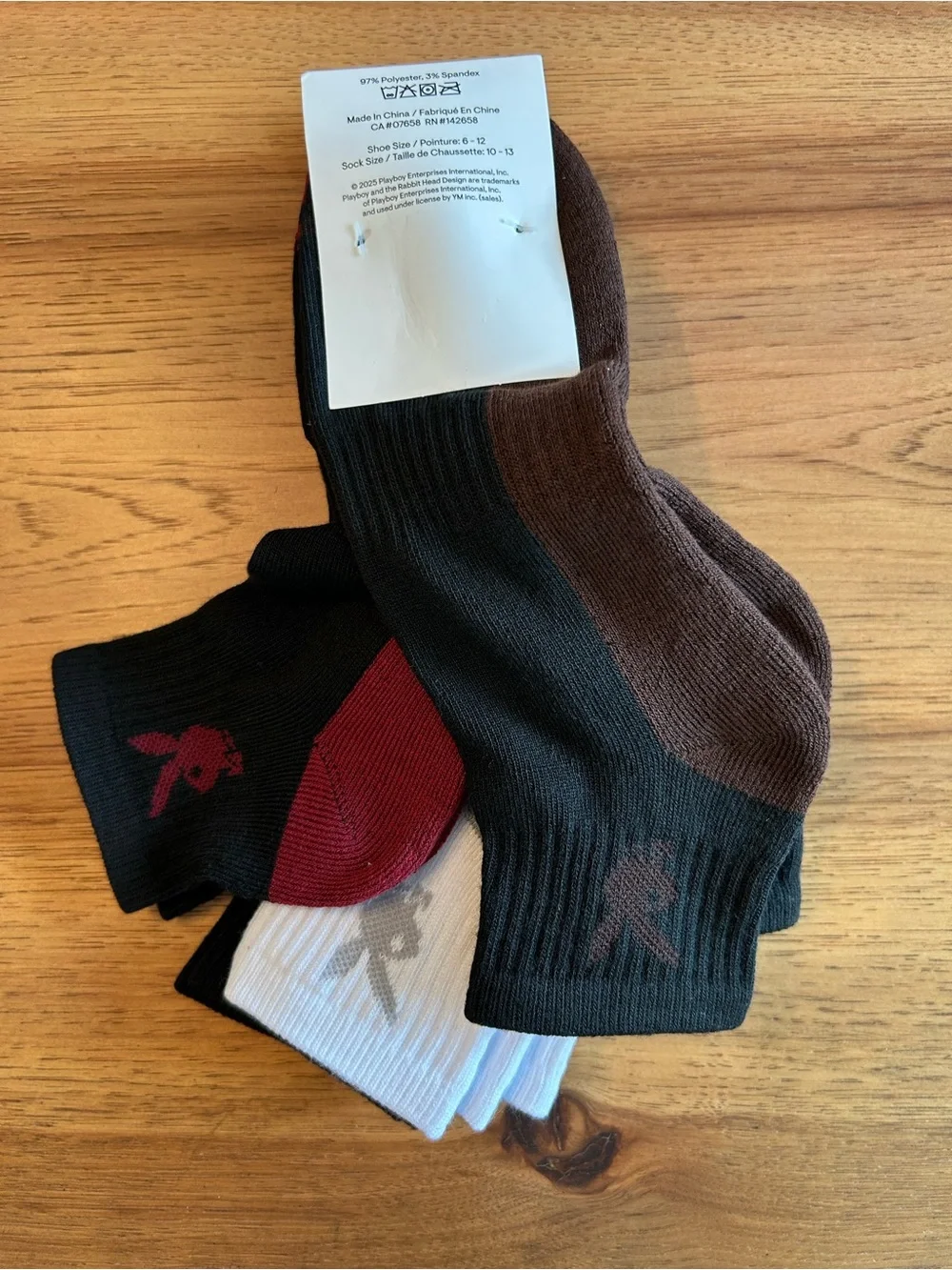PLAYBOY Ankle Socks - 5 Pack